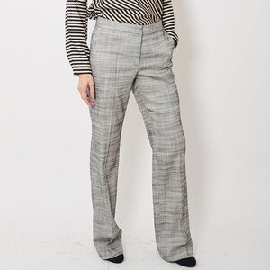 Dorothee Schumacher Structured Ambition Straight Leg Tweed Trousers